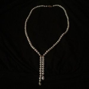 18 inch 14K Natural White Pearl Necklace